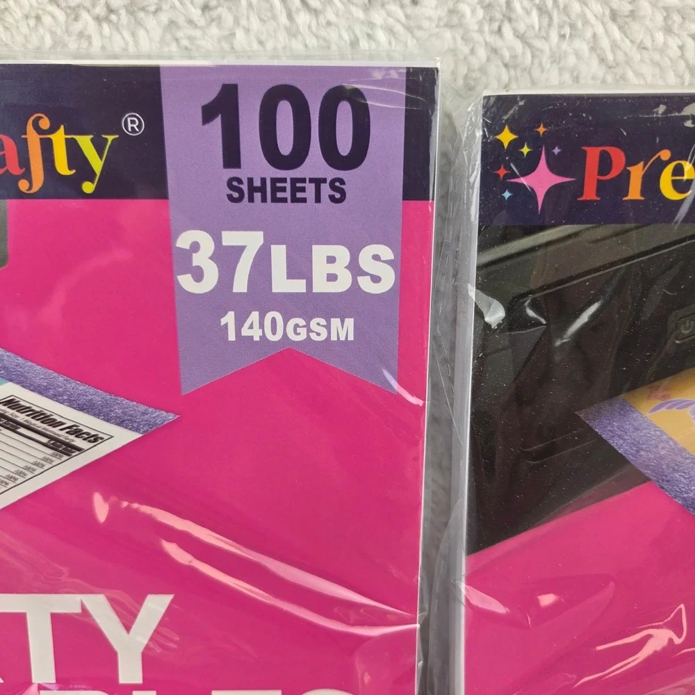 Pretty Party & Crafty 200ct 8.5x11 Double Sided Glossy Inkjet Paper 37lb 140gsm
